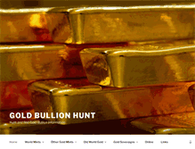 Tablet Screenshot of goldbullionhunt.com